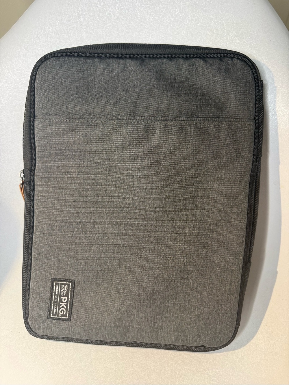 PKG Dark Gray Laptop Padded Sleeve for Up to 14" Laptop PKG LS01-13-SCE-DGRY
